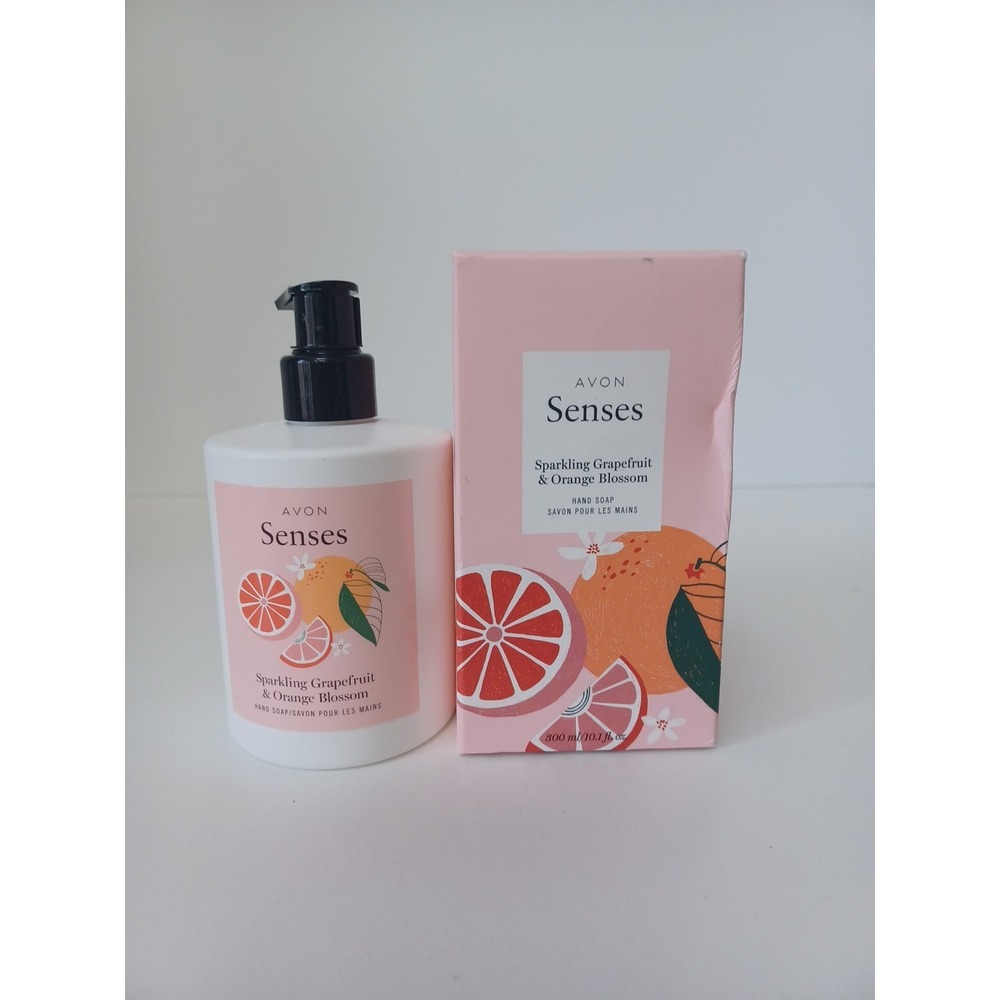 Avon Senses Sparkling Grapefruit & Orange Blossom Hand Soap Honeysuckle. NIB‎